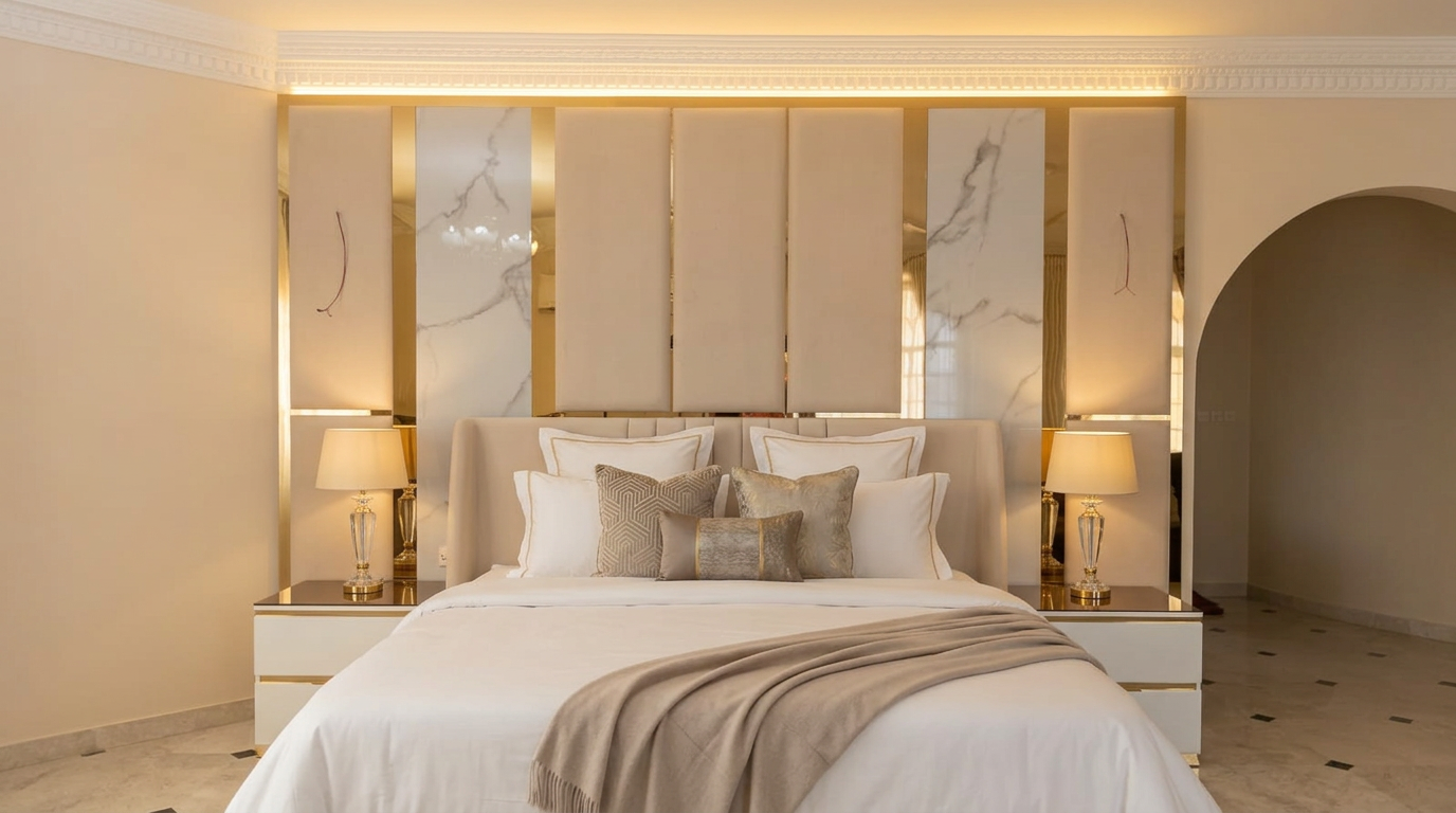Marble & Gold Master Suite