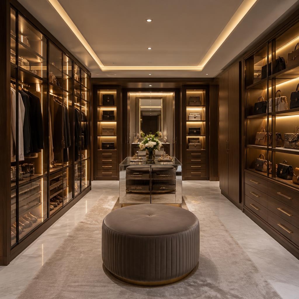 Bespoke wardrobe interior fit-out