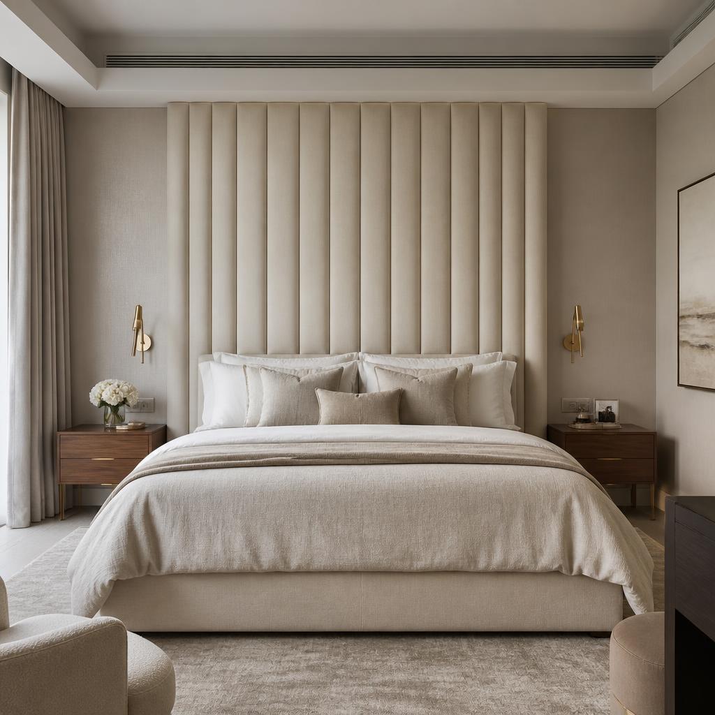 Grain-matched wardrobe doors