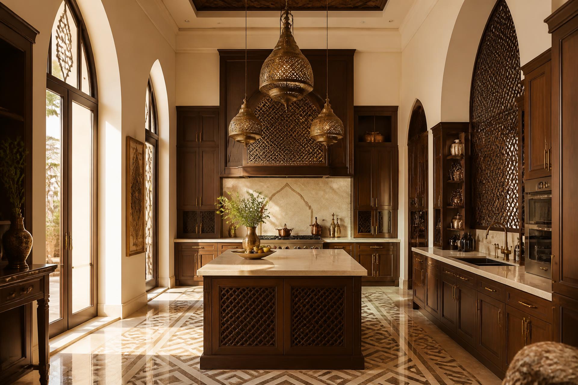 Arabic Walnut Majlis Kitchen