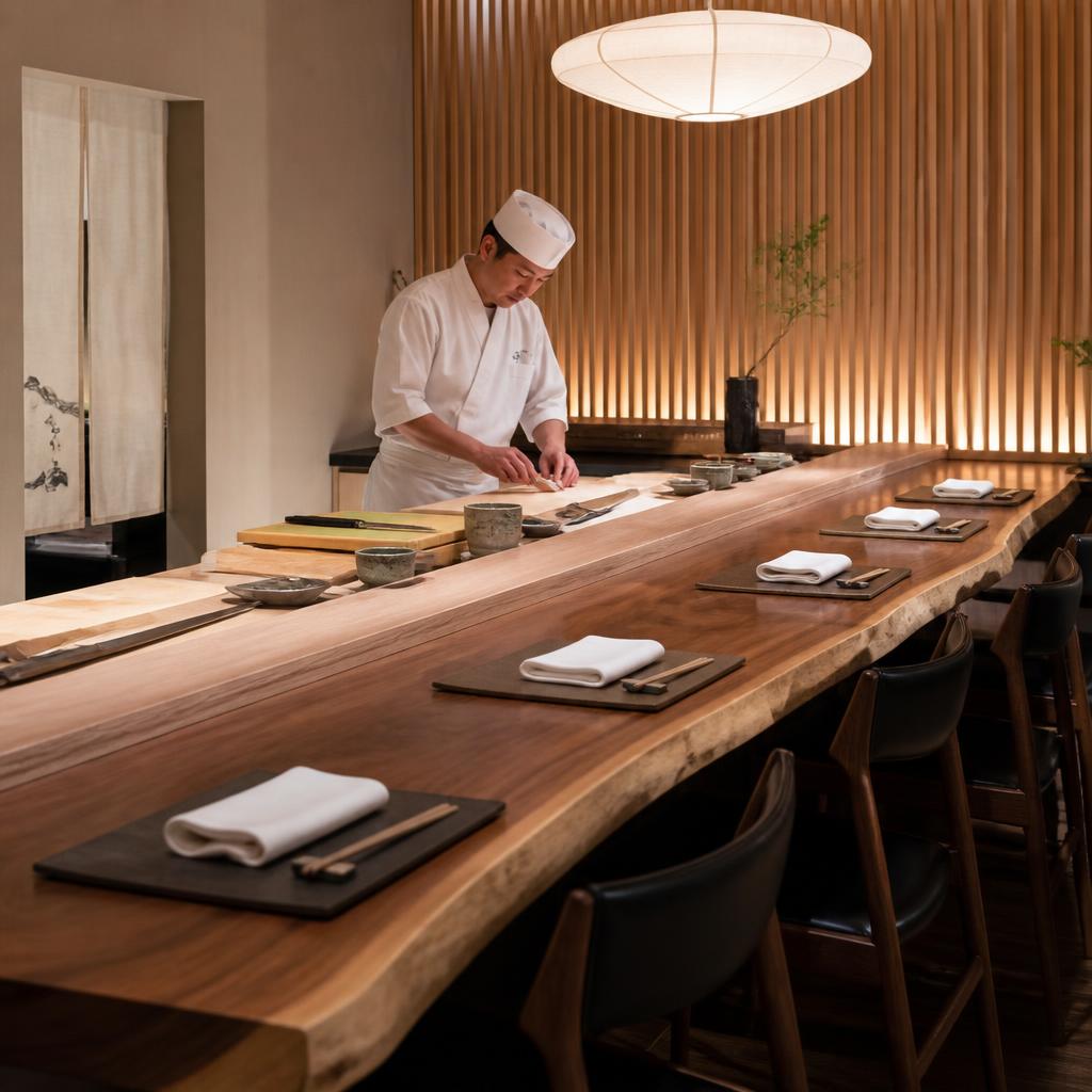Solid teak restaurant tabletops