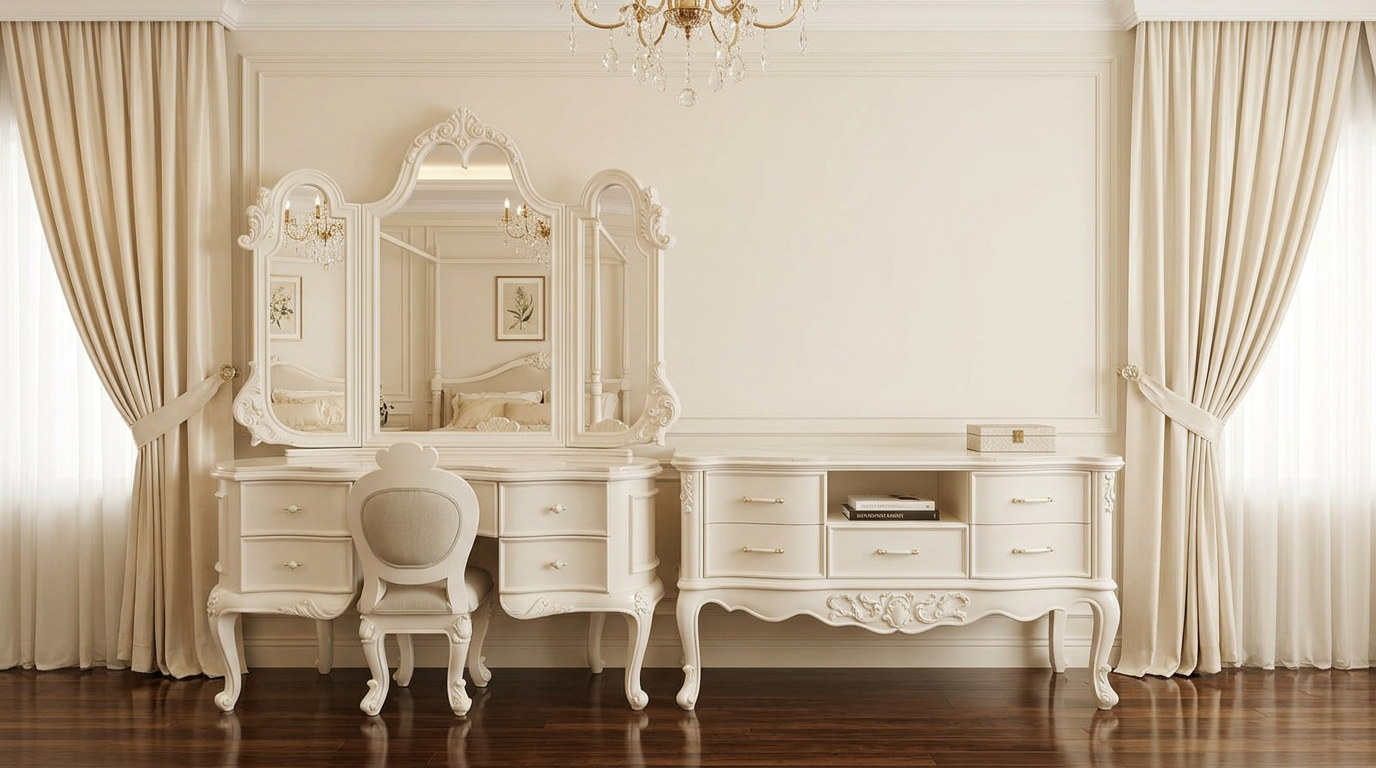 French Vanity & TV Console