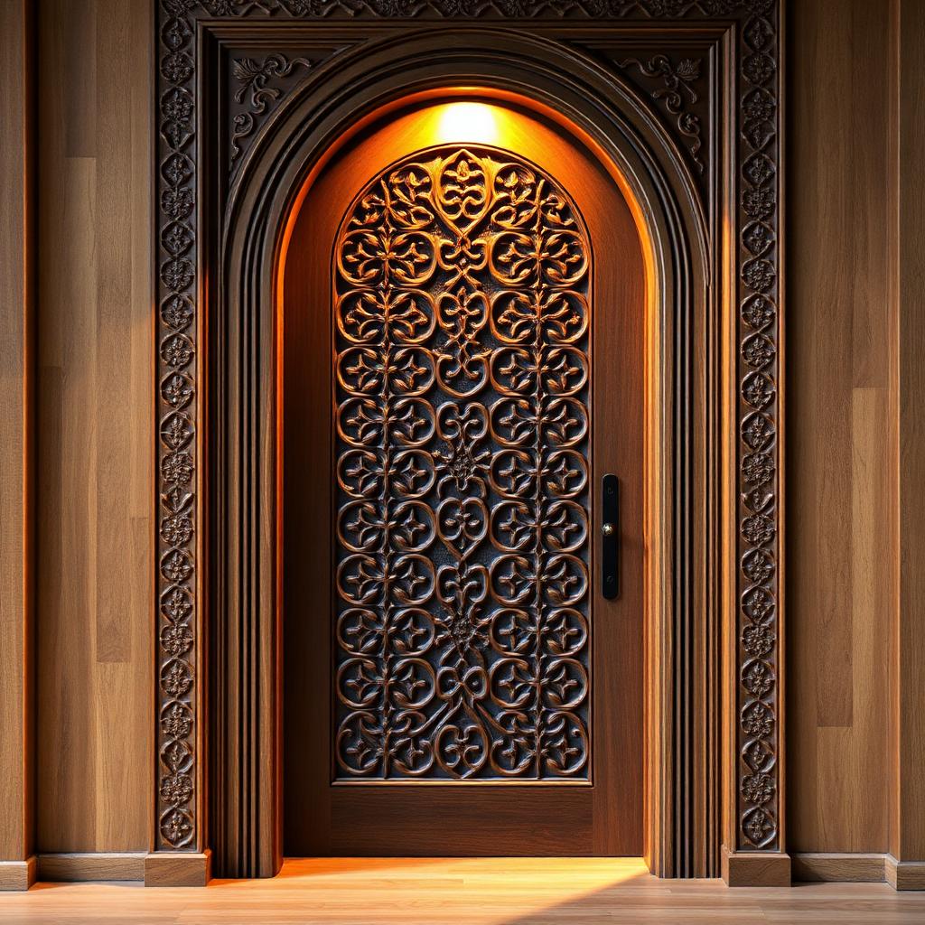 Arabesque Carved Door