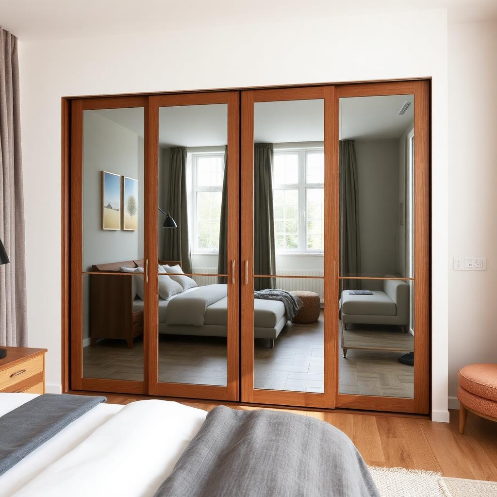 Sliding Mirror Wardrobe
